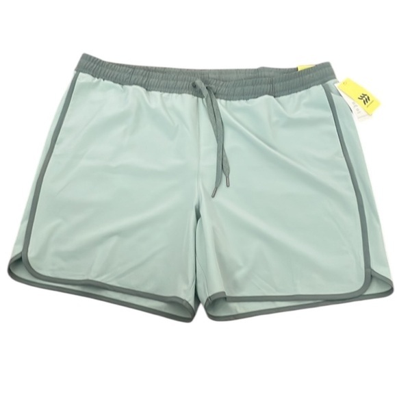 All In motion hybrid shorts Mens mint green drawstring bottom New Size XXL - Picture 1 of 8